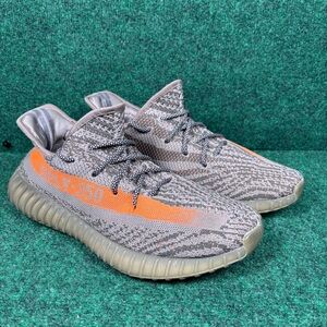 Adidas Yeezy Boost 350 V2 Gray Beluga Mens Running Sneakers Size 10 No Insoles